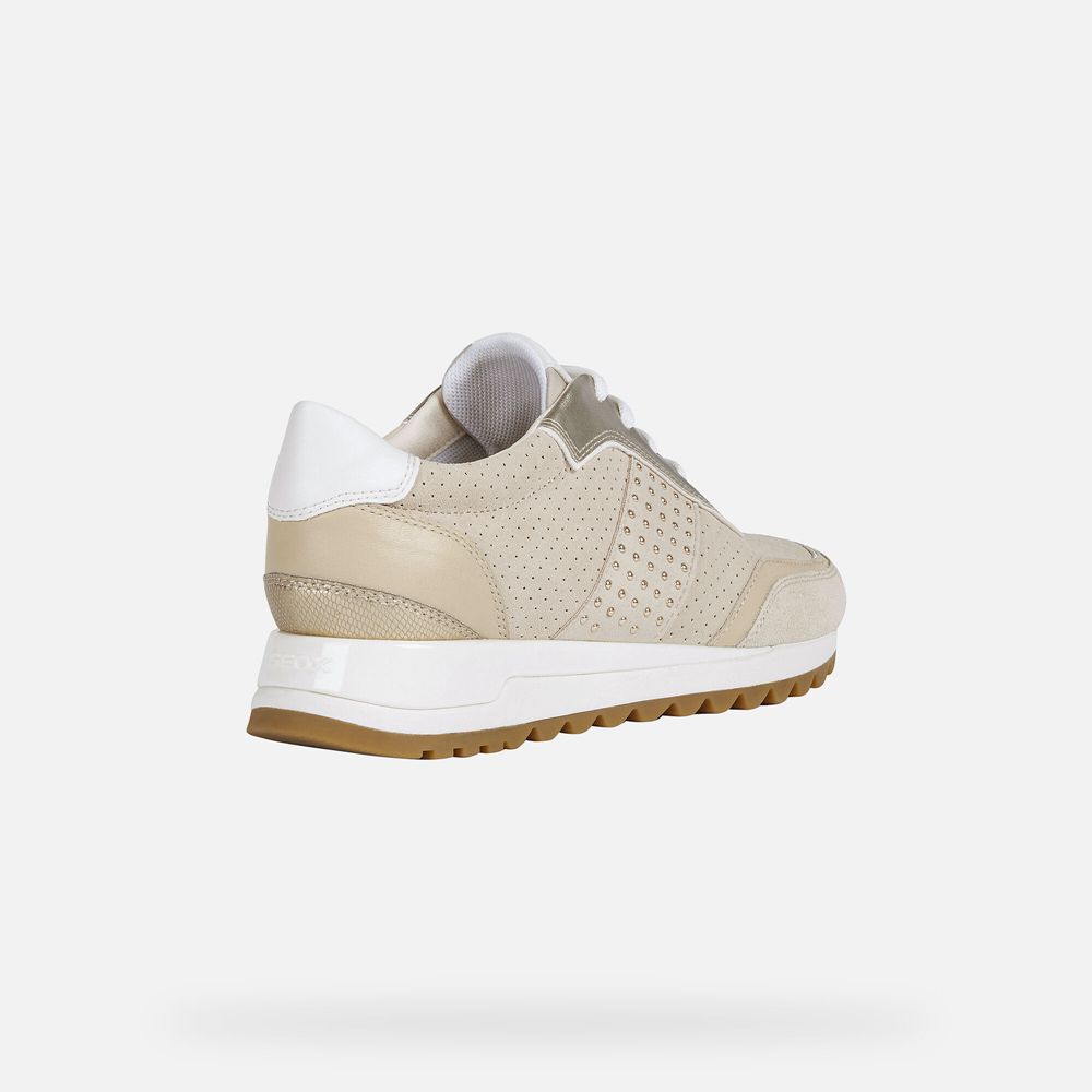 Geox Bayan Spor Ayakkabı Bej Rengi - Tabelya - LVX-907538